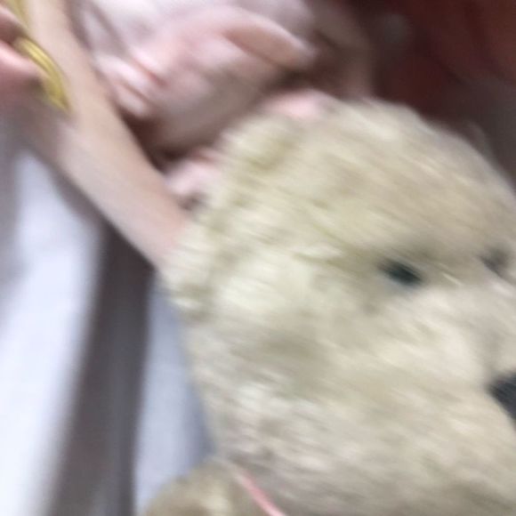 Vintage Boyd’s Bears Light Brown 11" Pink Hat Jointed Collectible Handmade - Picture 10 of 11